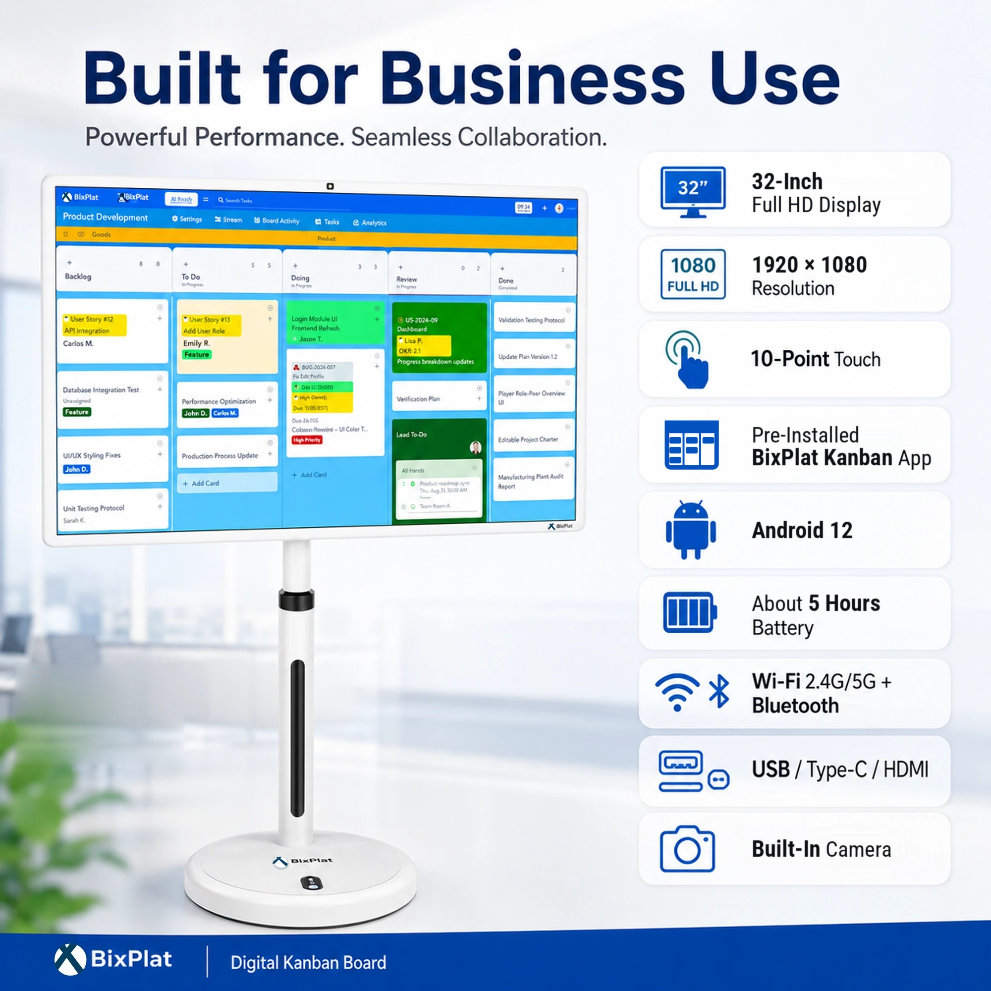 bixplat-32-inch-smart-touchscreen-kanban-board-specifications.webp