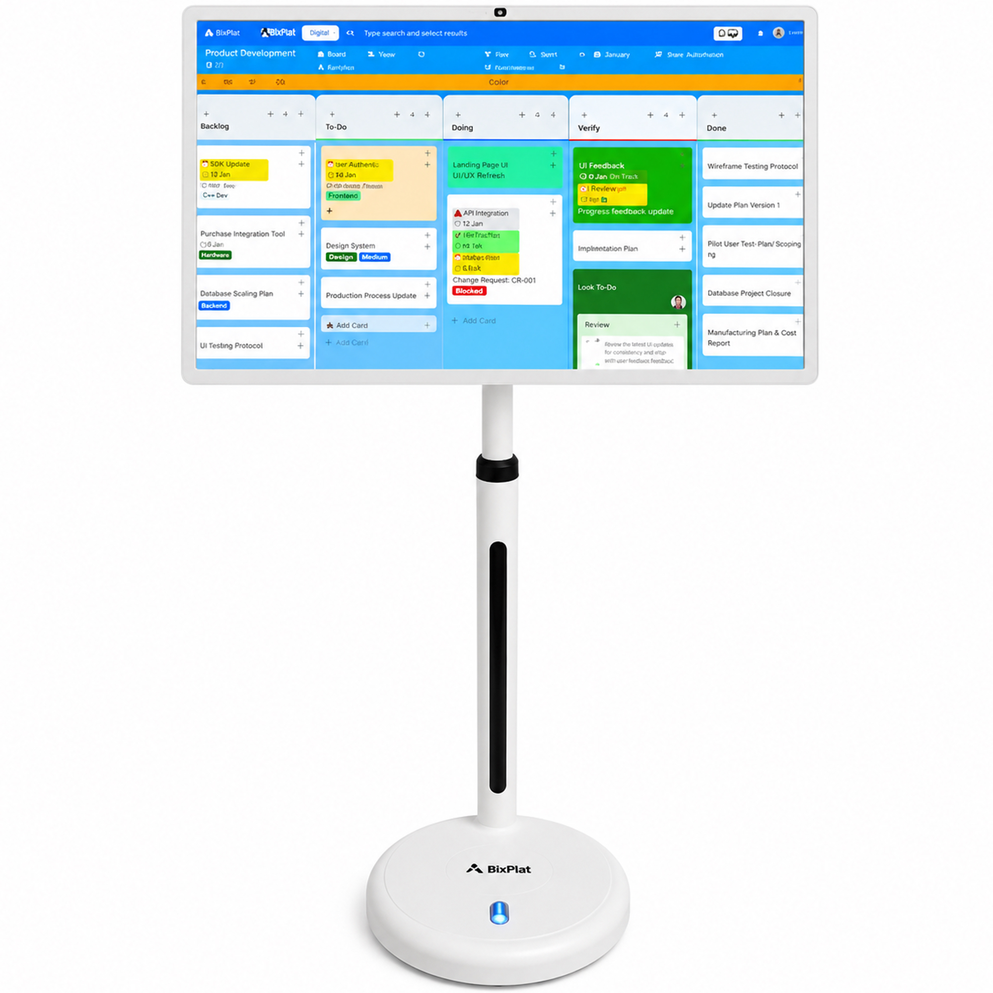 BixPlat 32" Digital Kanban Board
